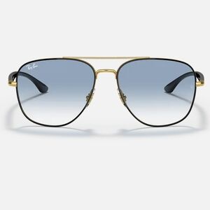 Ray-Ban Sunglasses with Blue Gradient Lenses RB3683
